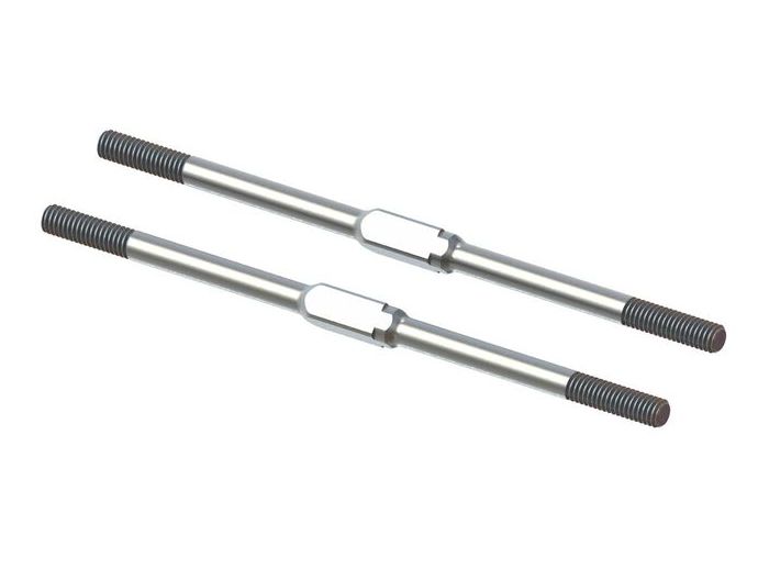 Arrma ARA340175 - Steel Turnbuckle, M4x95mm Silver (EXB)