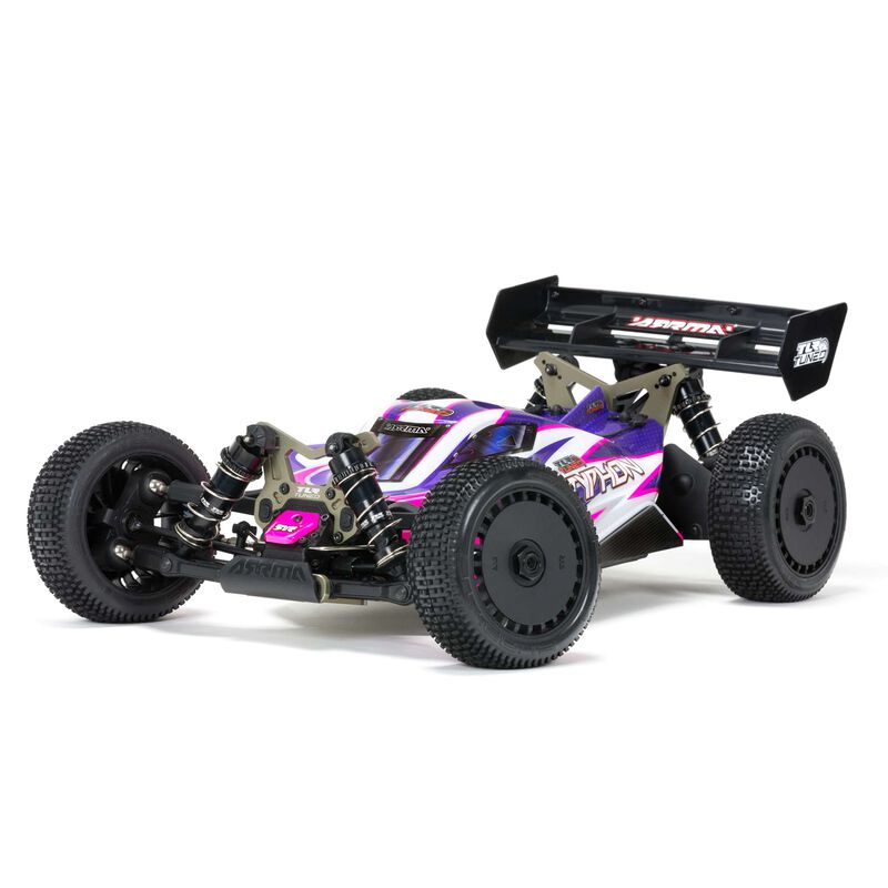 Arrma ARA8306 - 1/8 TLR Tuned TYPHON 4WD Roller Buggy, Pink/Purple