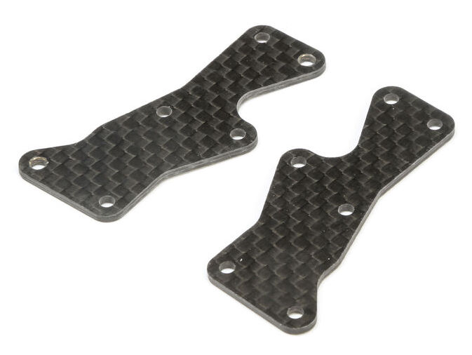 TLR 344037 - Front Arm Inserts Carbon (8X)