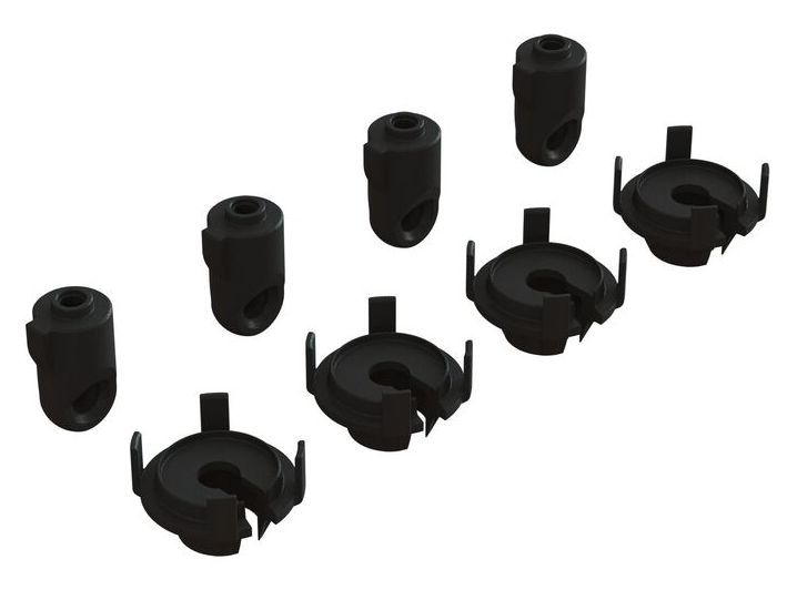 Arrma ARA330740 - Shock Rod End & Spring Perch Set (4 Shocks)