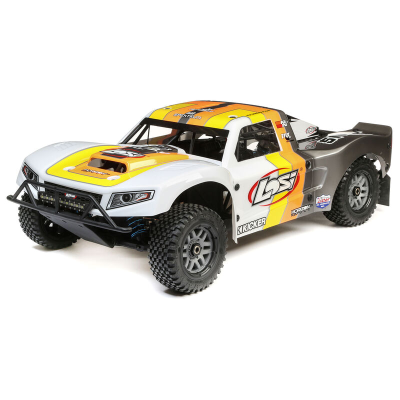 Losi LOS05014V2T2 - 1/5 5IVE-T 2.0 V2 4WD SCT Gas BND: Gray/Orange/White