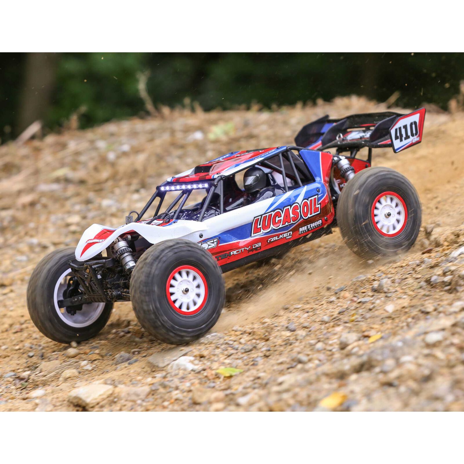 Losi LOS03027V2T1 - 1/10 Tenacity DB Pro 4WD Desert Buggy Brushless RTR with Smart, Lucas Oil
