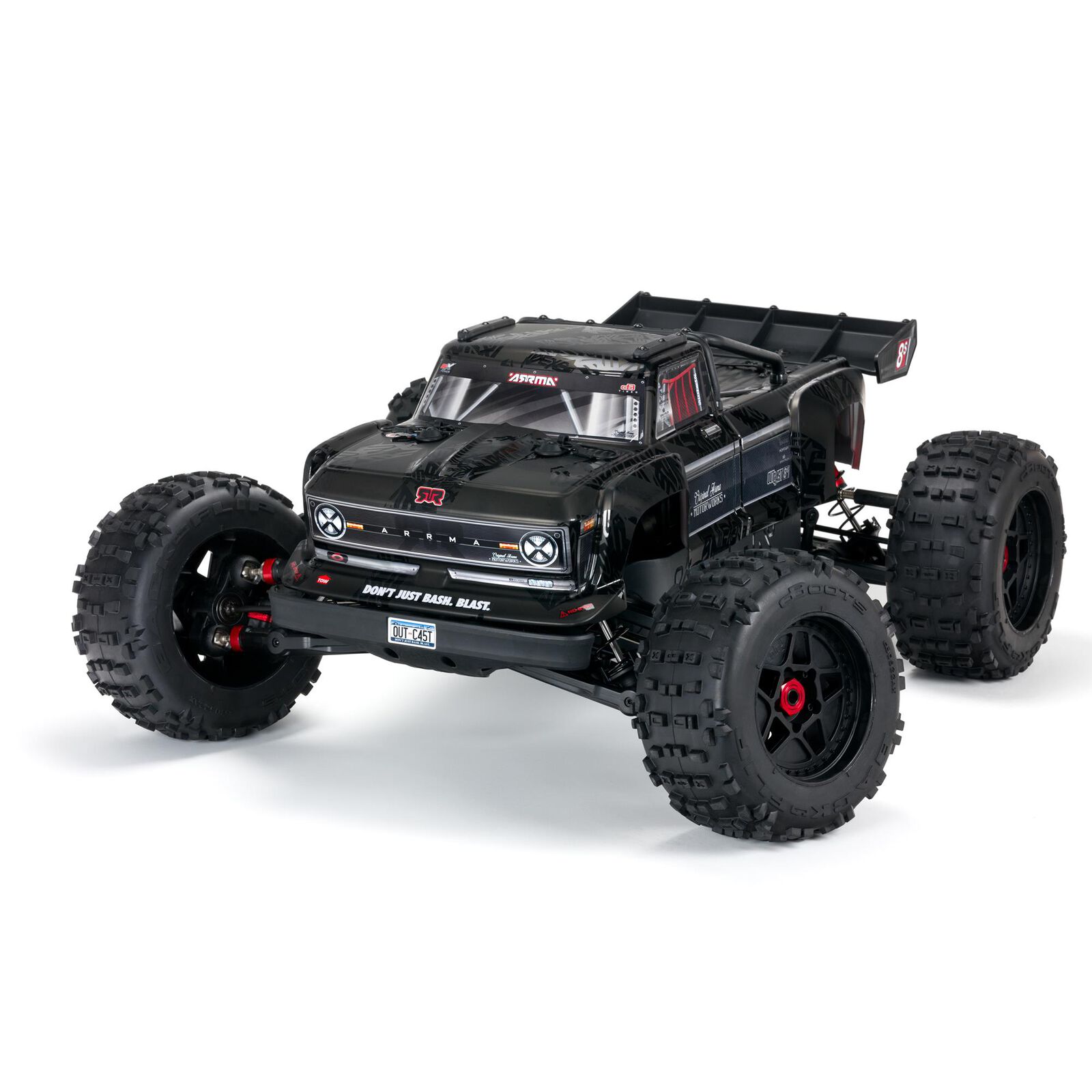 ARRMA ARA5210 - 1/5 OUTCAST 4WD EXtreme Bash Roller Stunt Truck, Black