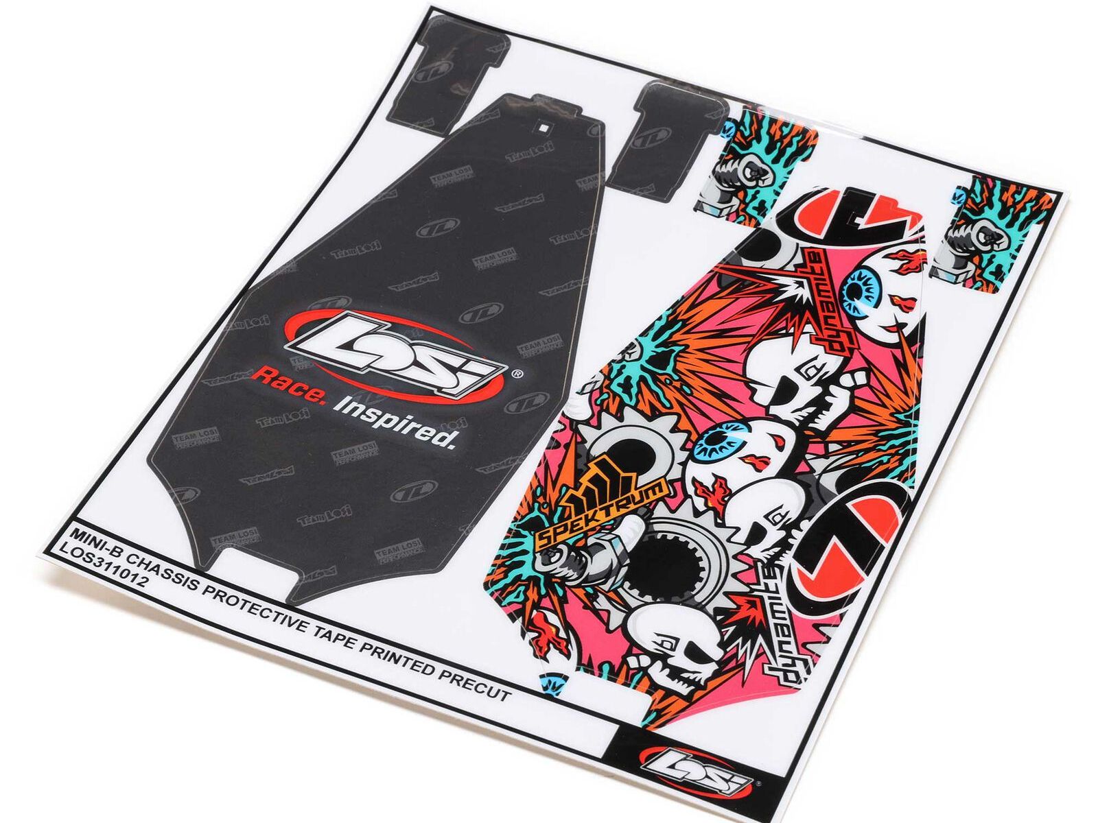 Losi LOS311012 - Mini-B Chassis Protective Tape, Precut