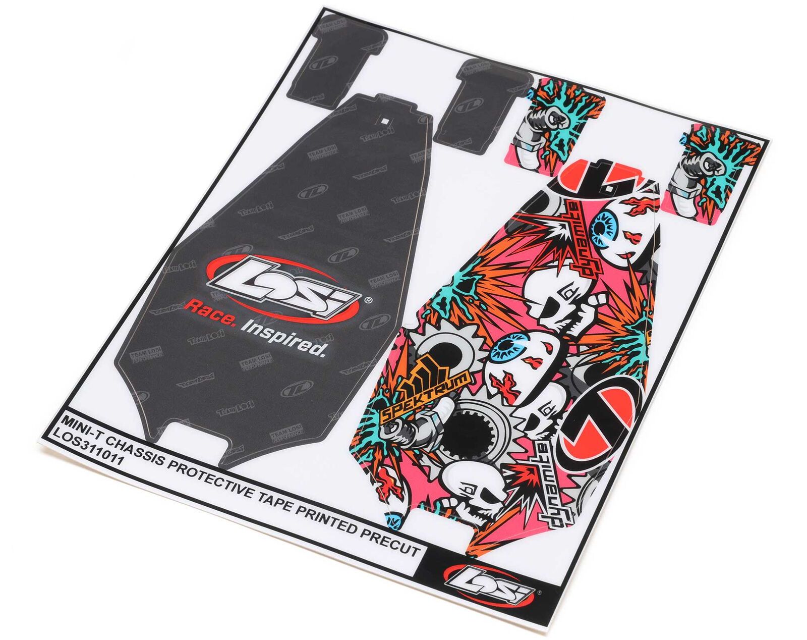 Losi LOS311011 - Mini-T 2.0 Chassis Protective Tape, Precut 