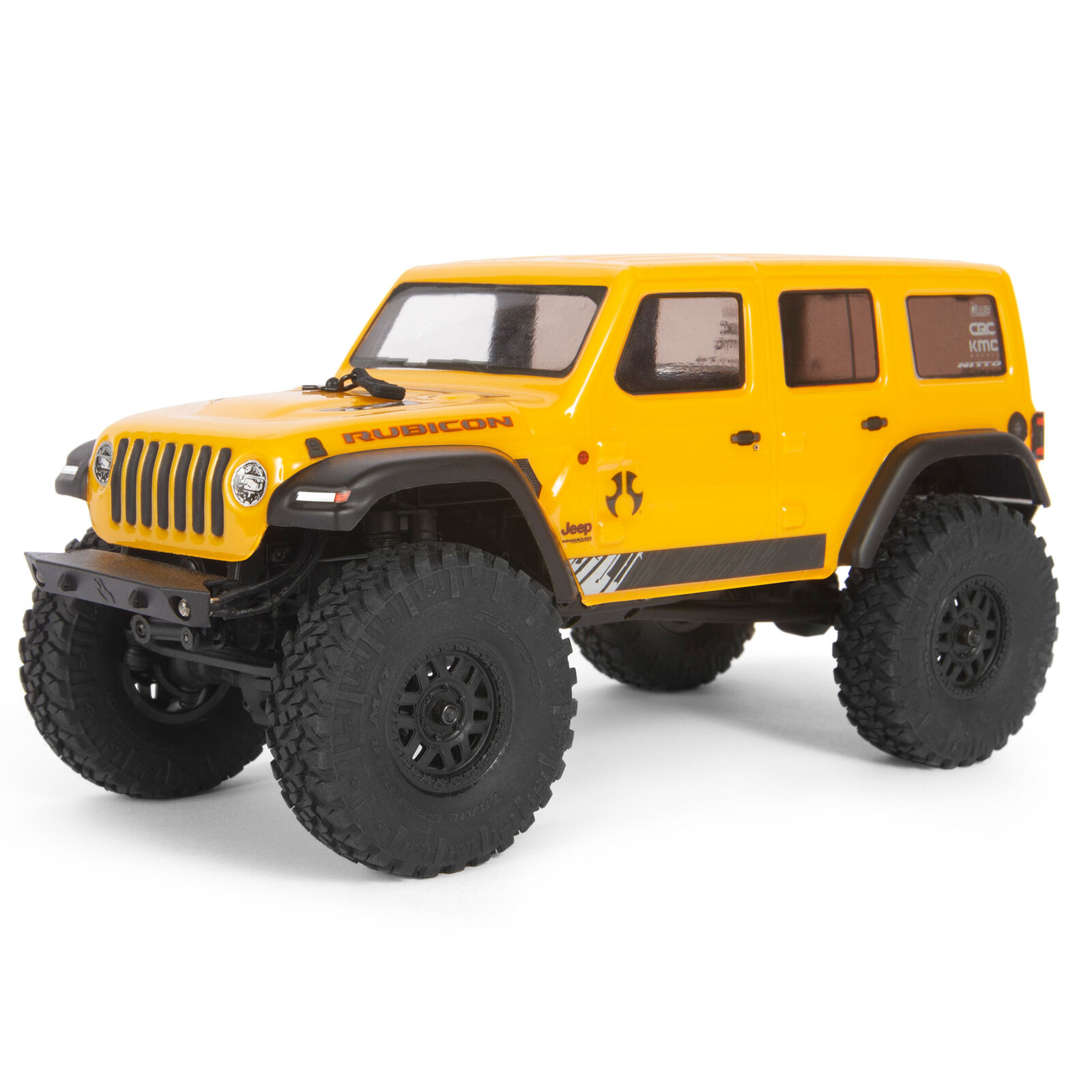 Axial AXI00002V2T2 - 1/24 SCX24 2019 Jeep Wrangler JLU CRC 4WD Rock Crawler Brushed RTR, Yellow