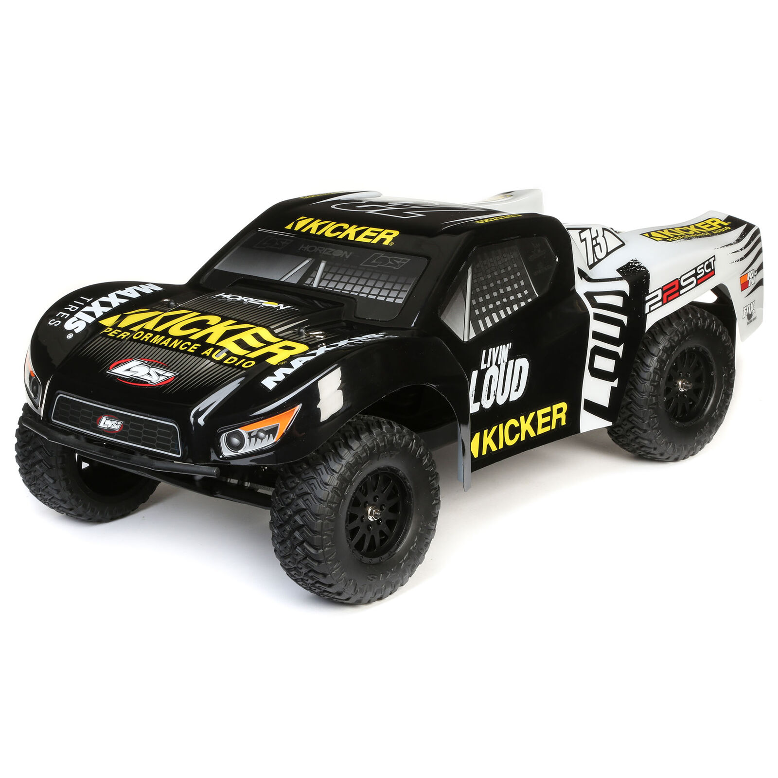Losi LOS03022T2 - 1/10 22S 2WD SCT Brushed RTR, Kicker