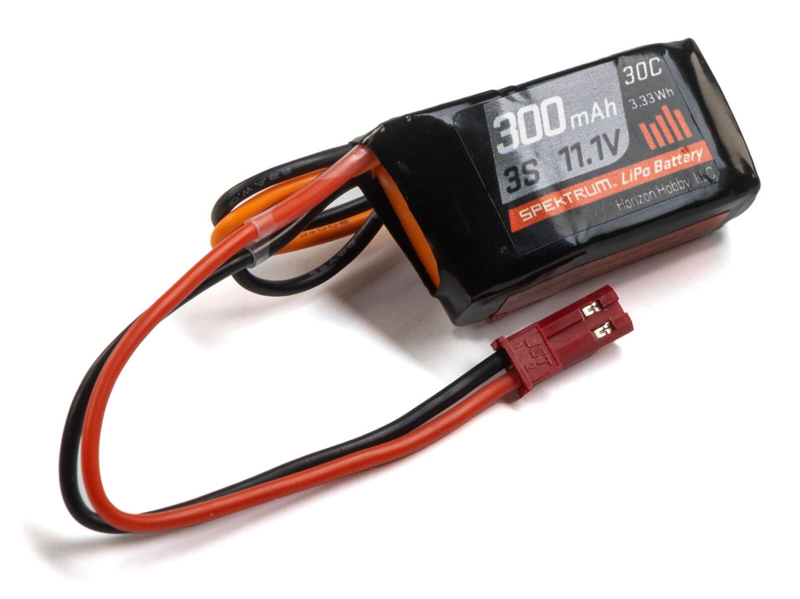 Spektrum SPMX3003SJ30 - 11.1V 300mAh 3S 30C LiPo Battery: JST