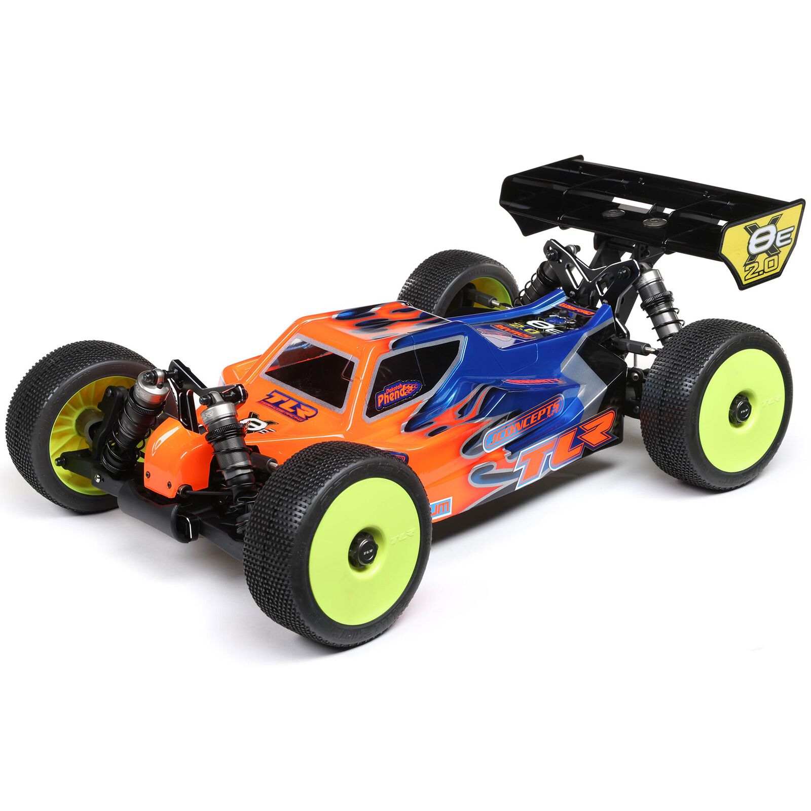 TLR 04012 - 1/8 8IGHT-X/E 2.0 Combo 4WD Nitro/Electric Race Buggy Kit