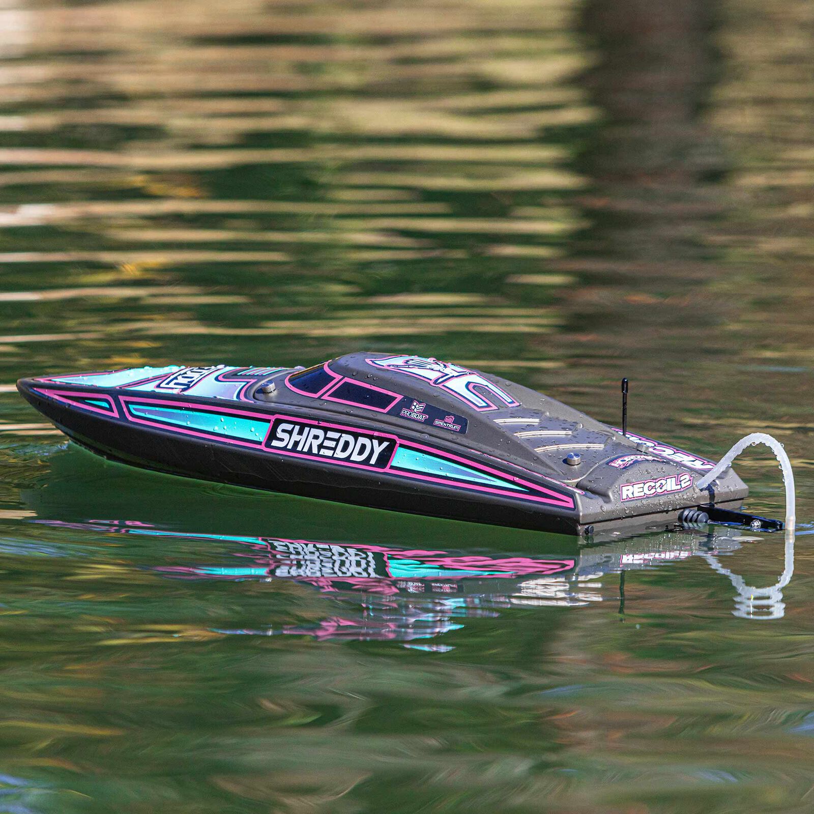 Proboat PRB08041T2 - Recoil 2 26-inches Self-Righting Brushless Deep-V RTR, Shreddy