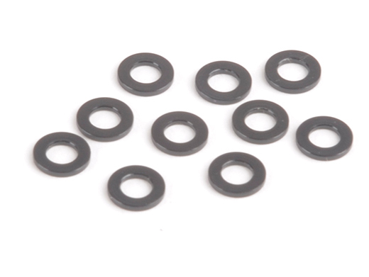 Schumacher U7709 - M3 Black Alloy Washers 0.75mm