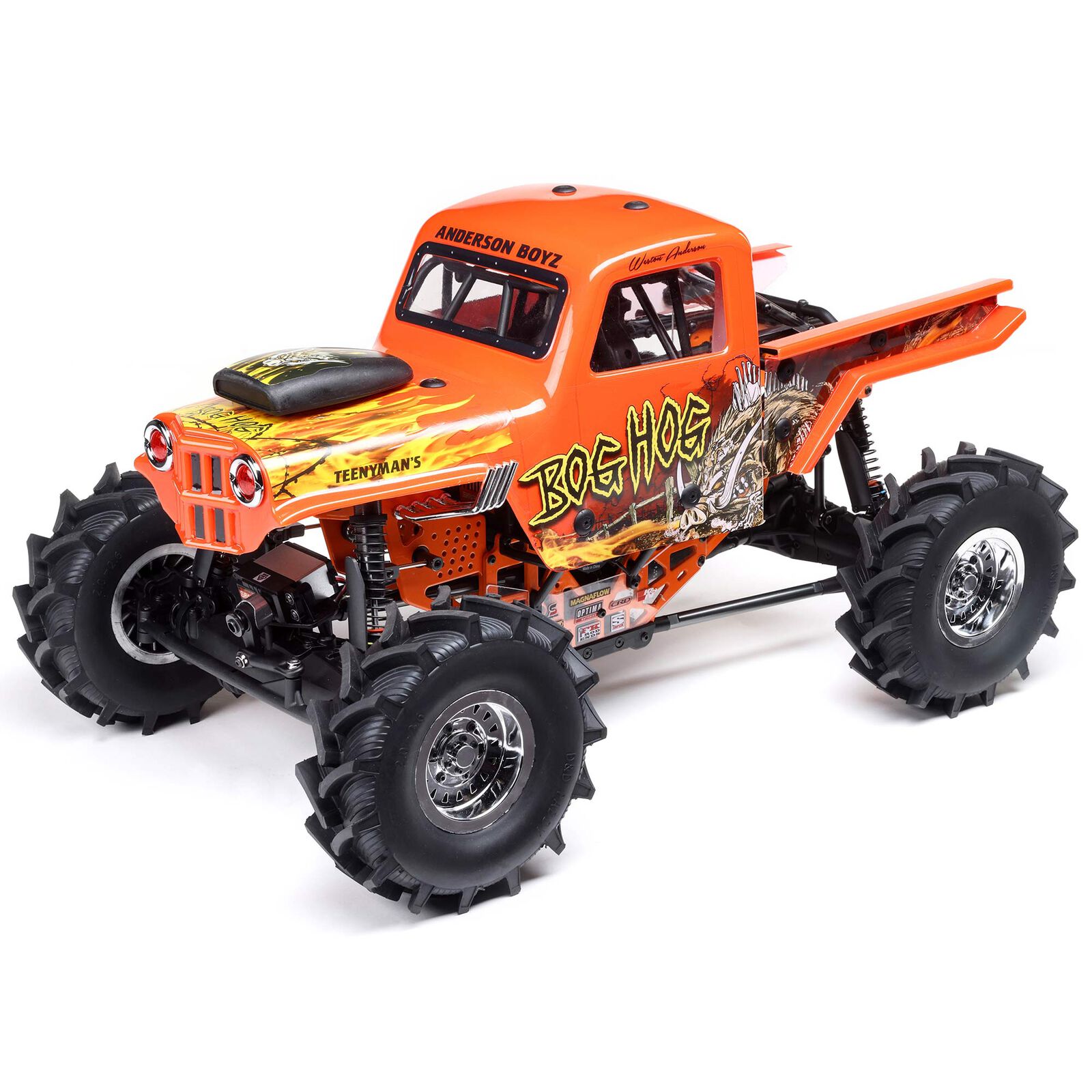 Losi LOS04024T2 - LMT 4WD Solid Axle Mega Truck Brushless RTR, Bog Hog