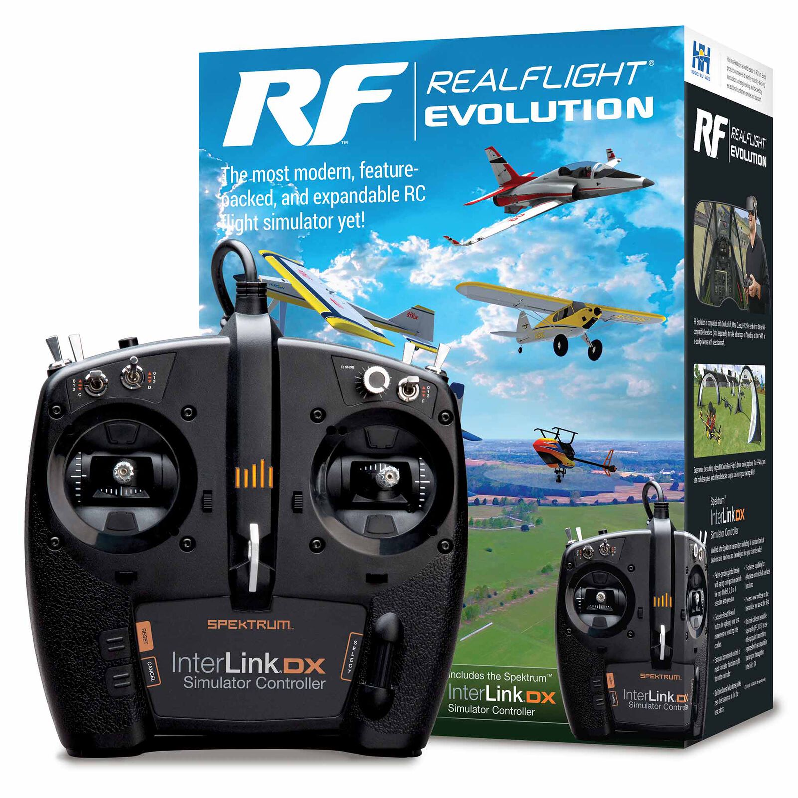 RealFlight RFL2000 - RealFlight Evolution RC Flight Simulator with InterLink DX Controller
