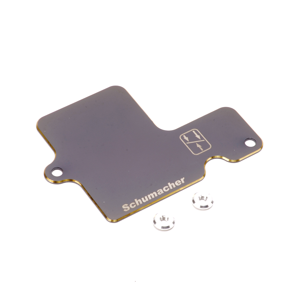 Schumacher U8387 - Brass ESC Tray (L1R)
