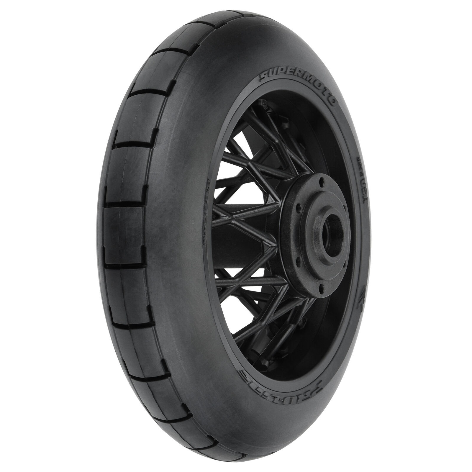 ProLine PRO1022310 - 1/4 Supermoto Tire Rear MTD Black Wheel (Promoto MX)