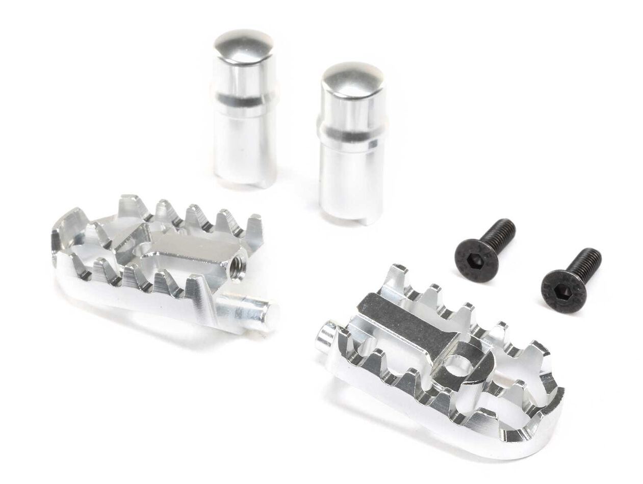 Losi LOS361001 - Aluminum Foot Pegs, Silver (Promoto-MX)