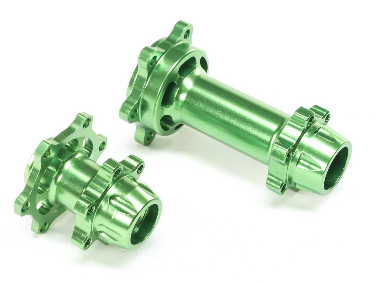 Losi LOS362002 - Aluminum Hub Set, Machined, Green (Promoto-MX)