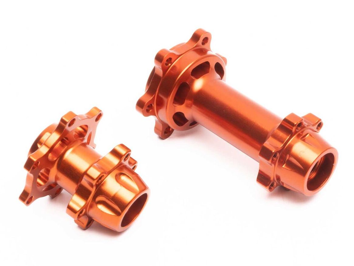 Losi LOS362003 - Aluminum Hub Set, Machined, Orange (Promoto-MX)