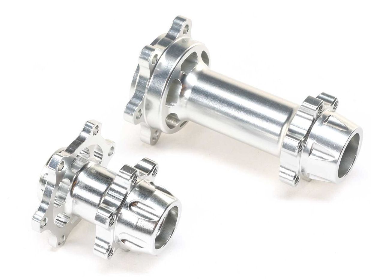 Losi LOS362005 - Aluminum Hub Set, Machined, Silver (Promoto-MX)