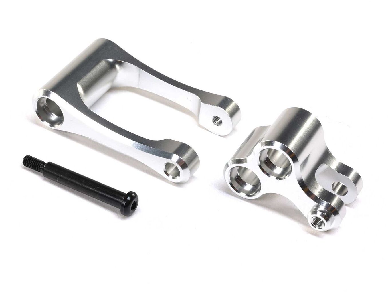 Losi LOS364001 - Aluminum Knuckle & Pull Rod, Silver (Promoto-MX)