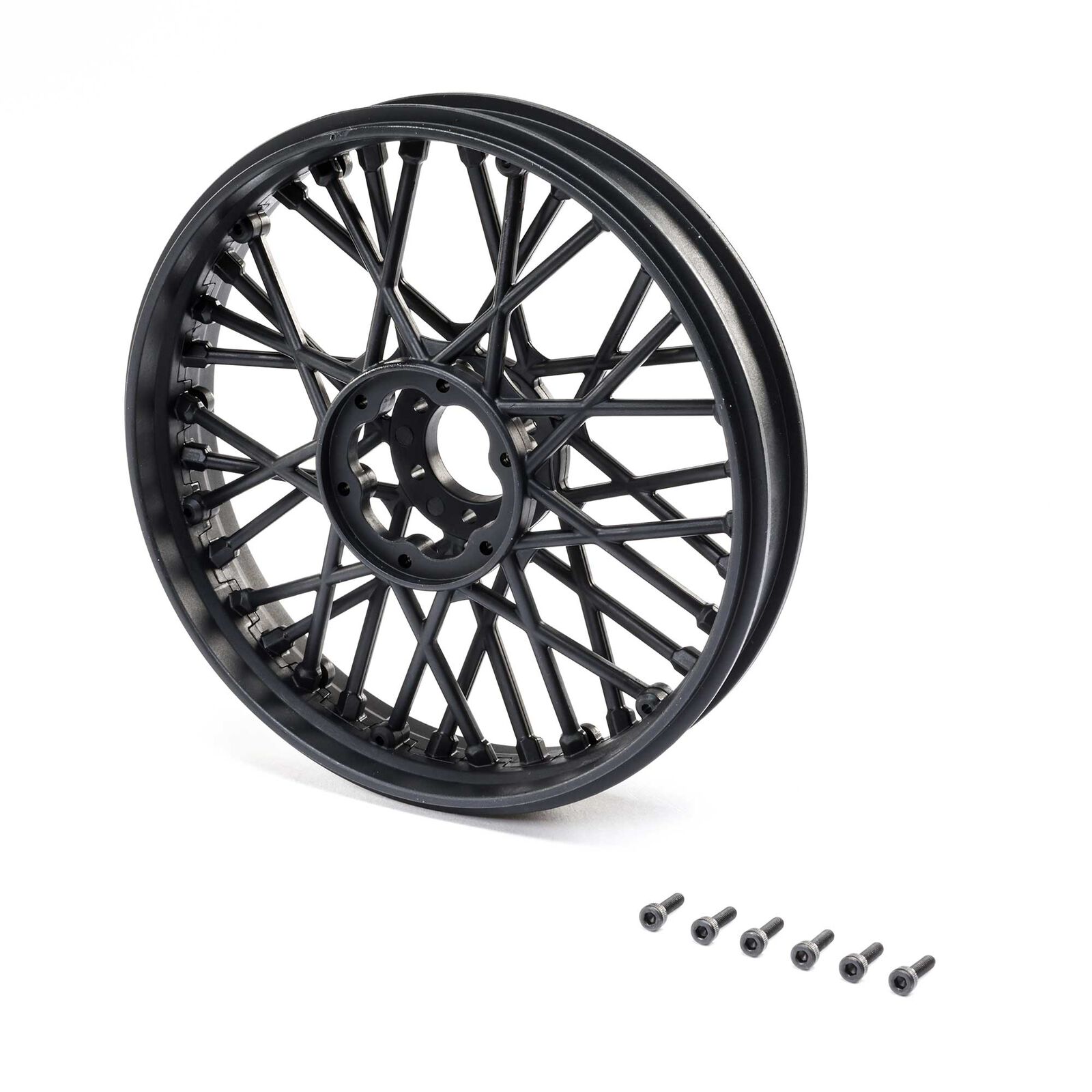 Losi LOS460000 - Front Wheel Set, Black  (Promoto-MX)