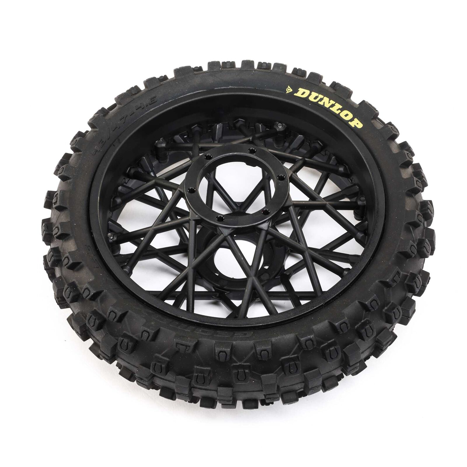 Losi LOS46005 - Dunlop MX53 Rear Tire Mounted, Black (Promoto-MX)