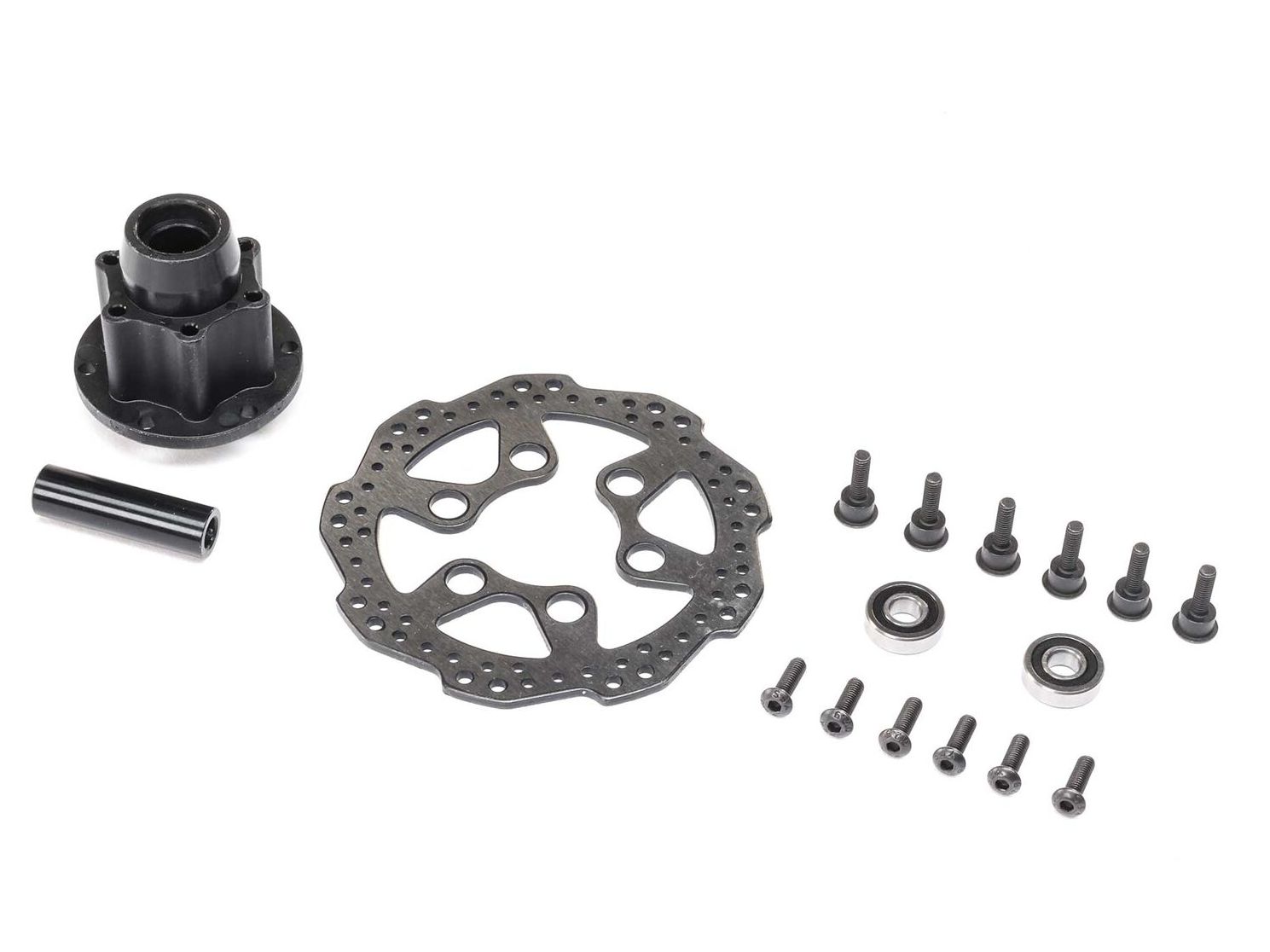 Losi LOS262013 - Complete Front Hub Assembly (Promoto-MX)