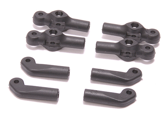 Schumacher U8783 - Black Upper Link Sockets (Mi9)