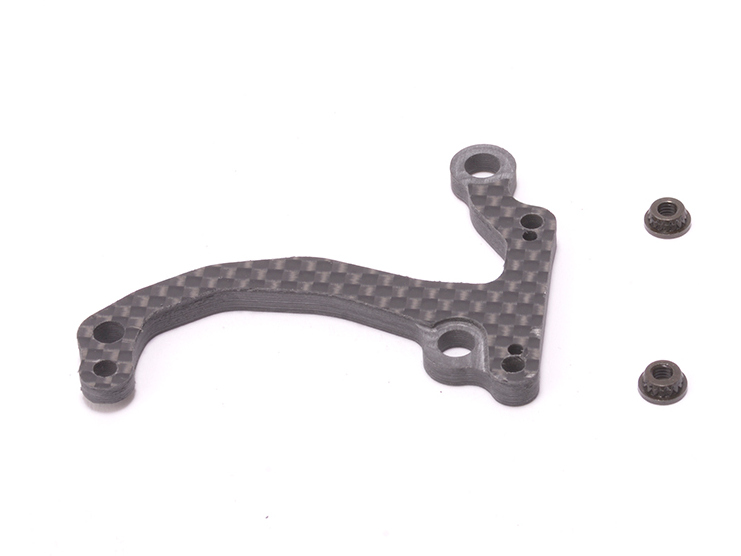 Schumacher U8778 - C/F Rear Link Mount LH (Mi9)