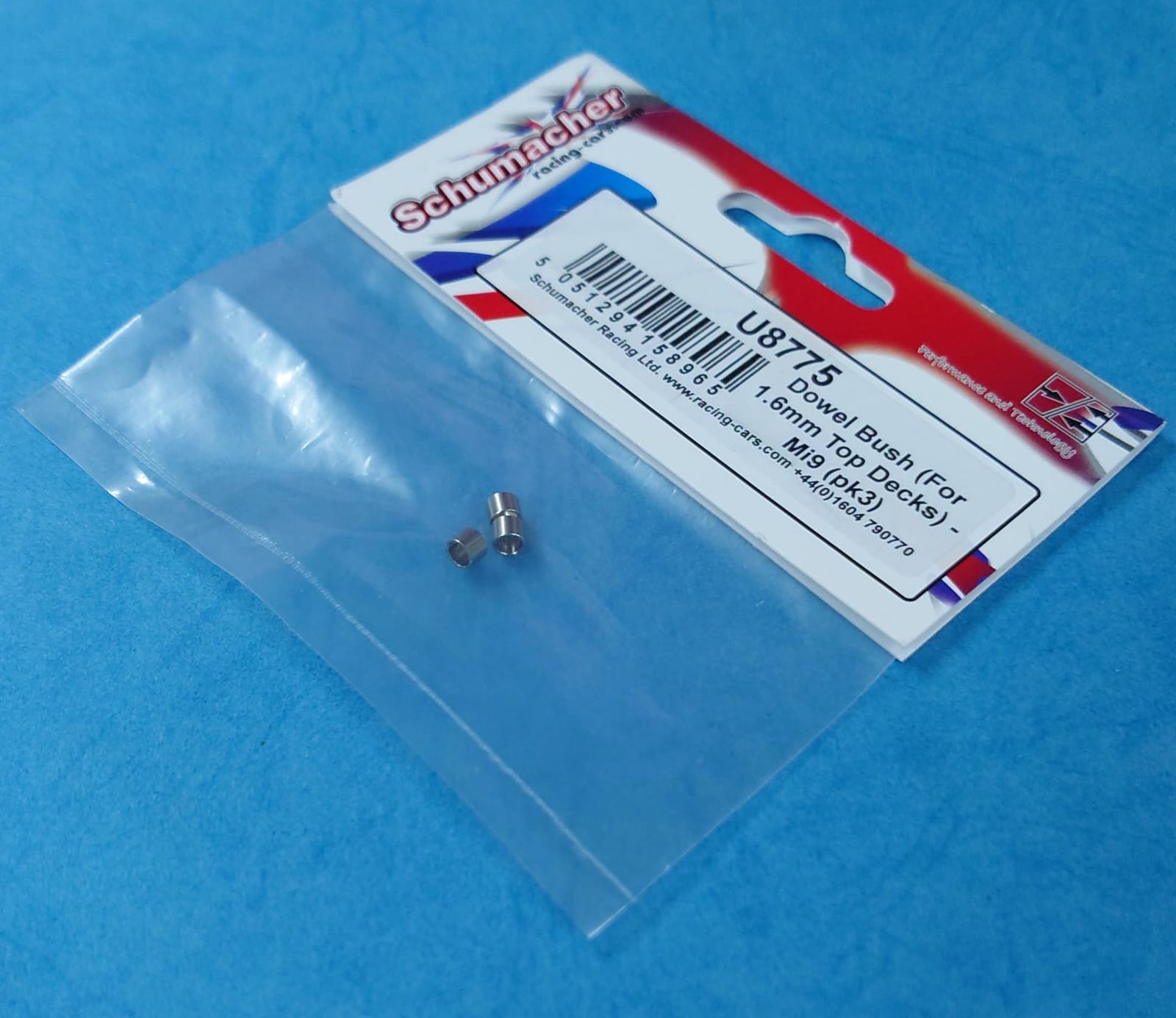 Schumacher U8775 - Dowel Bush, For 1.6mm Top Deck (Mi9)