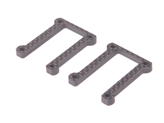 Schumacher U8865 - C/F Upper Link Mount 4mm Spacer (Neon)