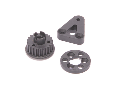 Schumacher U8834 - Layshaft Mount & Pulley Set (Neon)