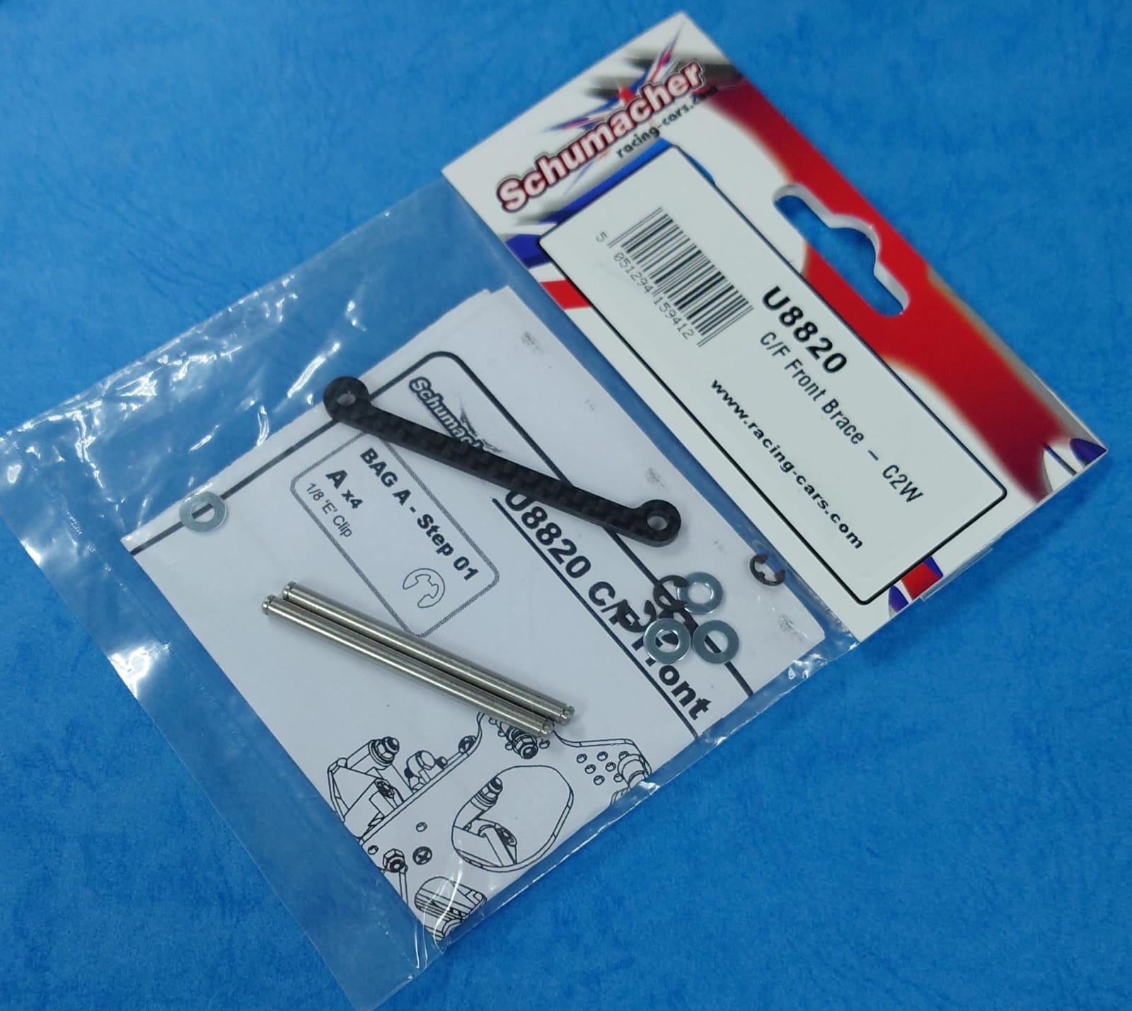 Schumacher U8820 - C/F Front Brace (Cougar 2 Works)