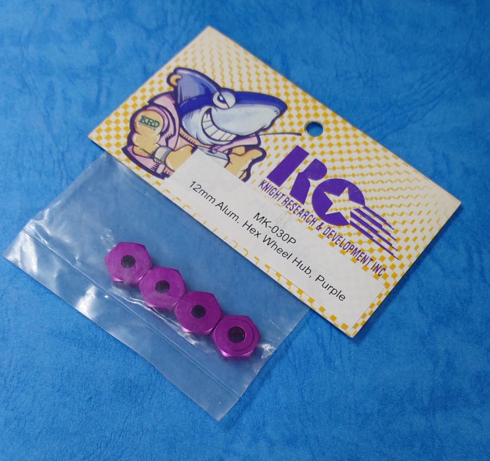 RC MK-030P - 12mm Alum Hex Wheel Hub, Purple