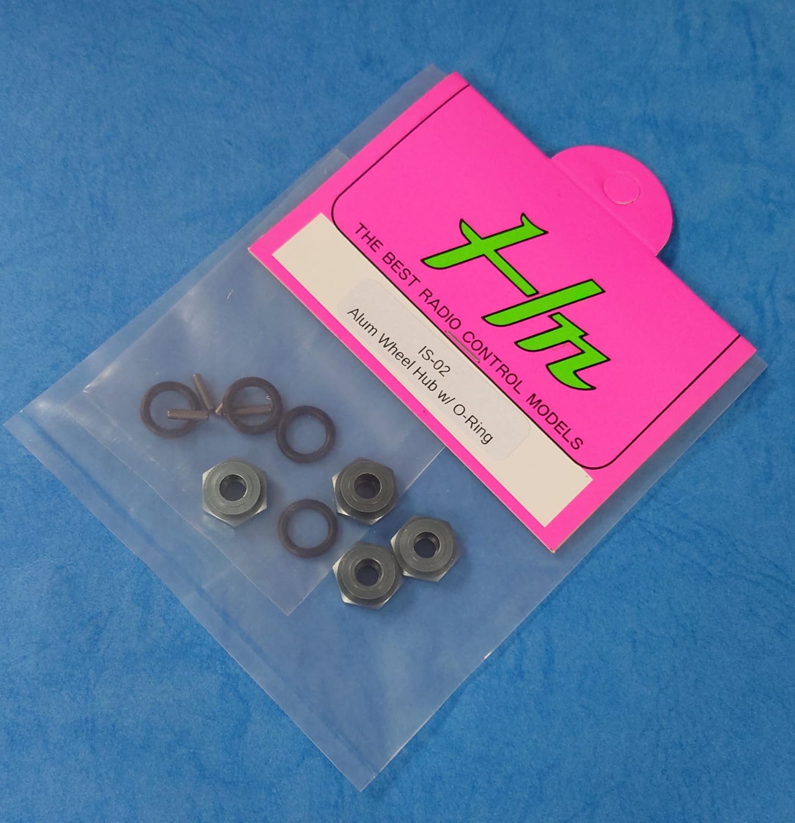 Hong Nor IS-02 - Aluminum 12mm Wheel Hub with O-Ring, Gray 