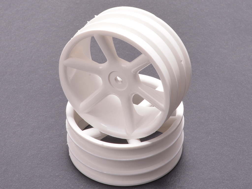 Core CR890 - JC 6 Spoke 2.2 4WD Front White Wheel (Cat 2000)