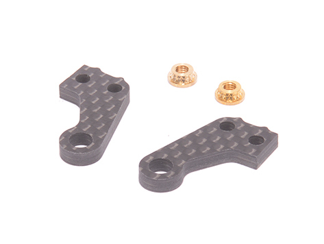 Schumacher U9403 - C/F Steering Arm 2 Pip Worlds Ed (CAT PB)