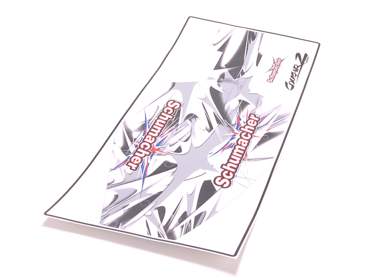 Schumacher U9341 - Chassis Skin with Holes (Cougar 2 Works)