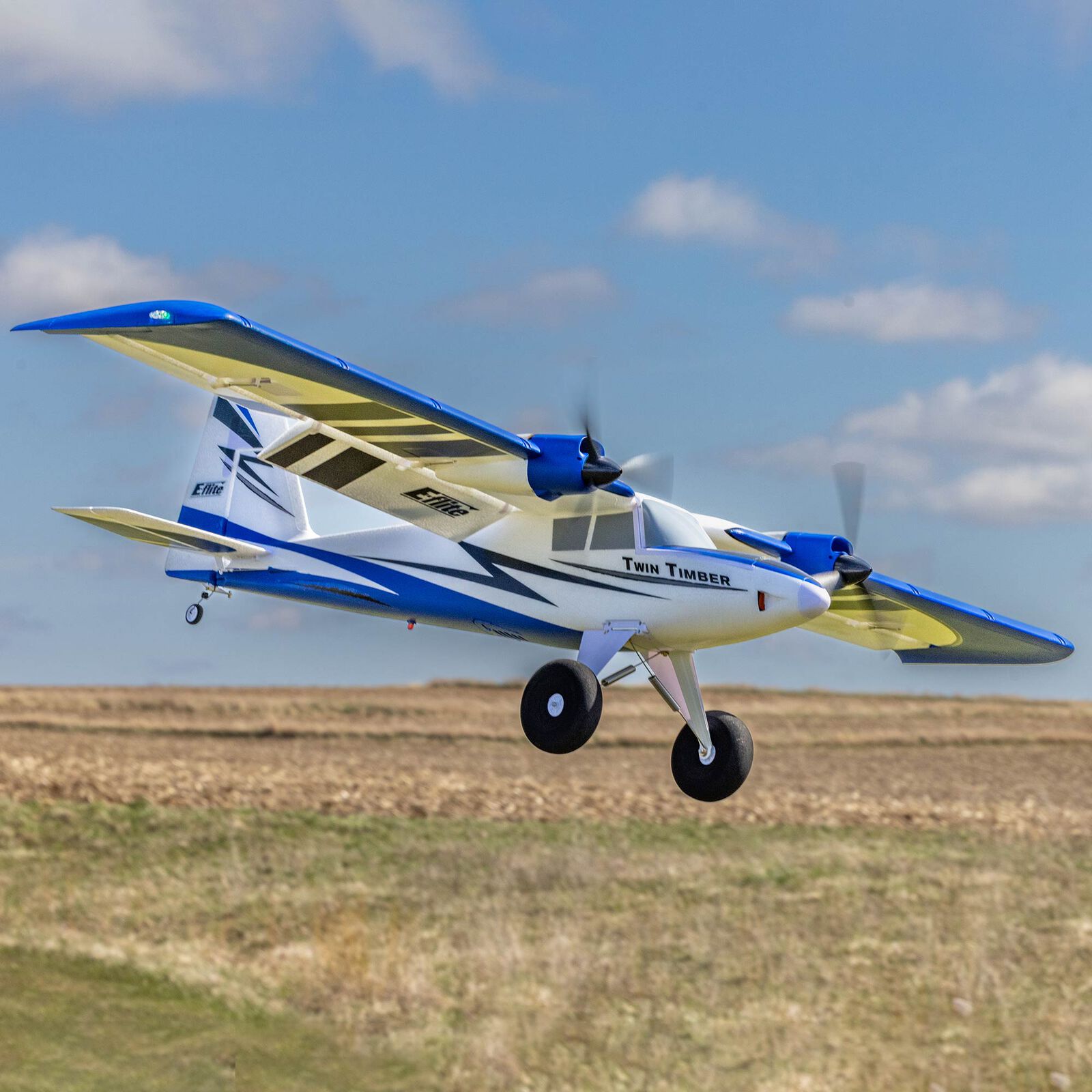 E-flite EFL23850 - Twin Timber 1.6m BNF Basic with AS3X and SAFE Select
