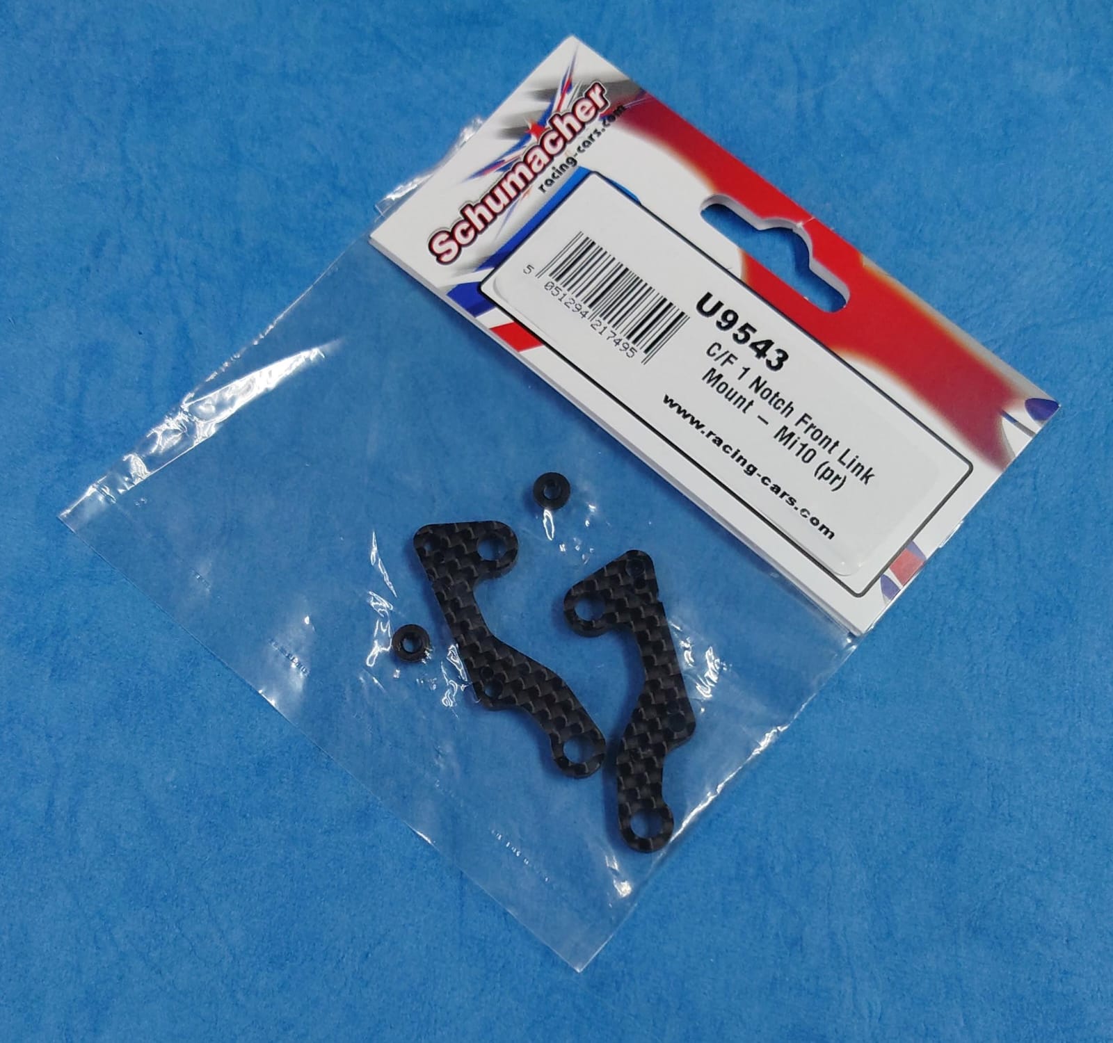 Schumacher U9543 - C/F 1 Notch Front Link Mount (Mi10)