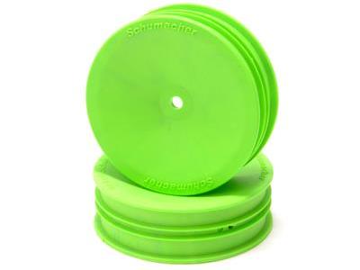 Schumacher U8682 - Wheel; Hex - Front Slim - 2WD - Green