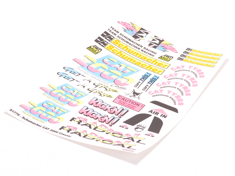 Schumacher U9368 - Decal (CAT 2000 Classic)