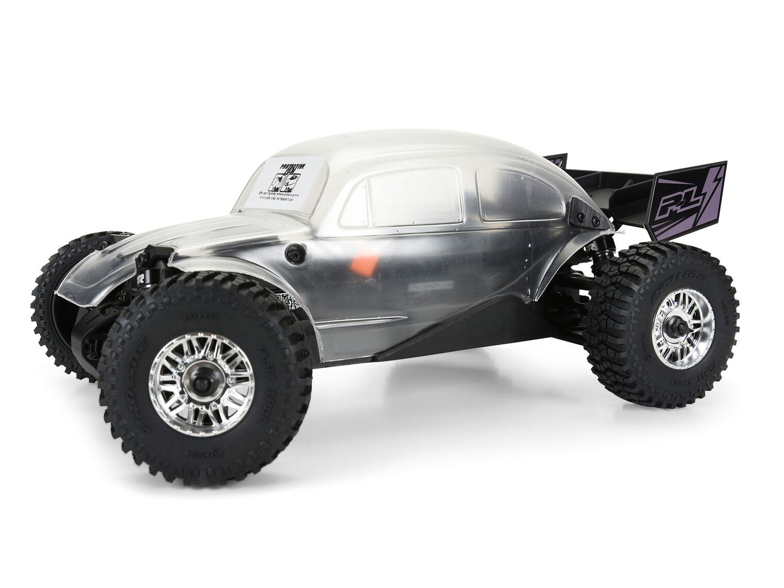 ProLine PRO368000T3 - Class 1 VW Bug Clear Race Body Conversion Kit for Arrma Typhon Grom